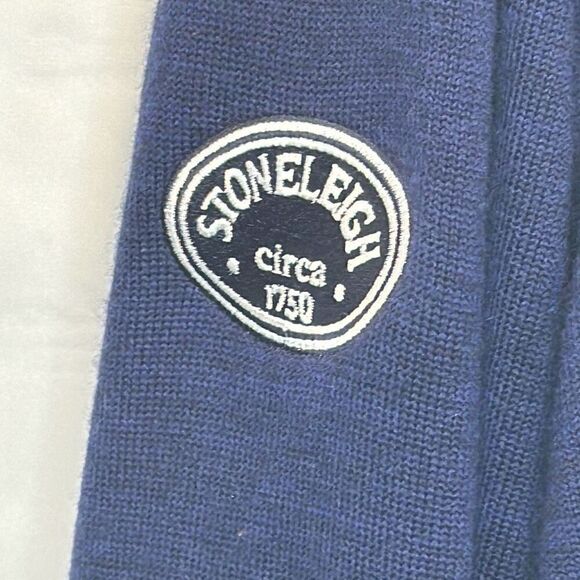 FootJoy Mens Navy Blue Quarter Zip Lined Performance Sweater size XL - Picture 4 of 9